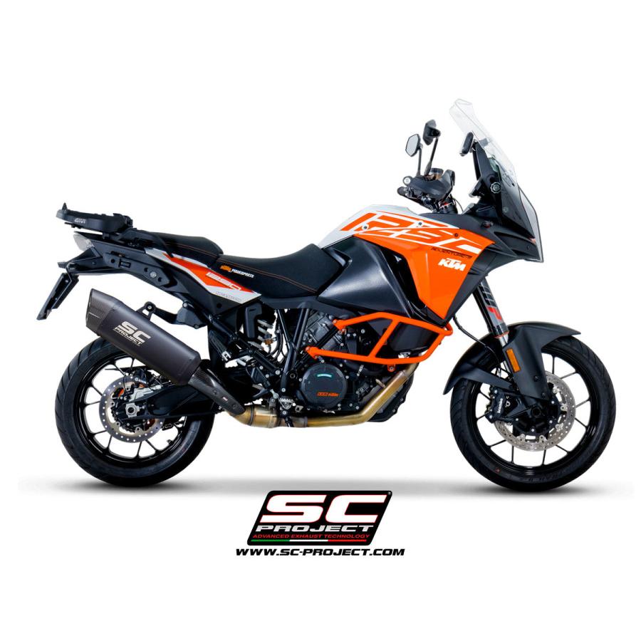 【正規輸入代理店】SC-PROJECT - アドベンチャー スリップオンサイレンサー ”ブラックエディション” 1290 SUPER ADVENTURE '17-20の画像