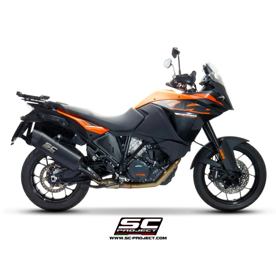 【正規輸入代理店】SC-PROJECT - アドベンチャー スリップオンサイレンサー ”ブラックエディション” 1090 ADVENTURE '17-19の画像