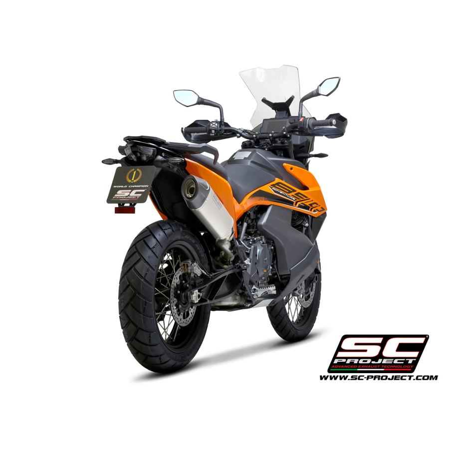 SCーPROJECT - 【定まりインポート代わりになる店】公道走行可 SC-PROJECT - エクスプローラー II スリップオンサイレンサー 890 ADVENTURE R '25-26