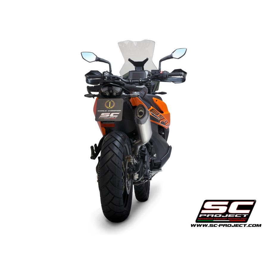 SCーPROJECT - 【定まりインポート代わりになる店】公道走行可 SC-PROJECT - エクスプローラー II スリップオンサイレンサー 890 ADVENTURE R '25-26
