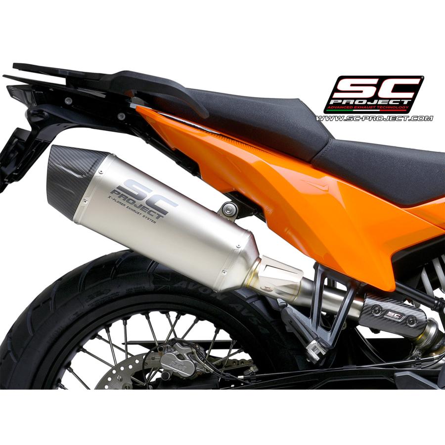 SCーPROJECT - 【定まりインポート代わりになる店】公道走行可 SC-PROJECT - エクスプローラー II スリップオンサイレンサー 890 ADVENTURE R '25-26