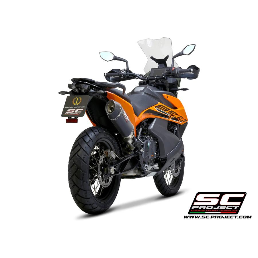 SCーPROJECT - 【定まりインポート代わりになる店】公道走行可 SC-PROJECT - エクスプローラー II スリップオンサイレンサー 890 ADVENTURE R '25-26