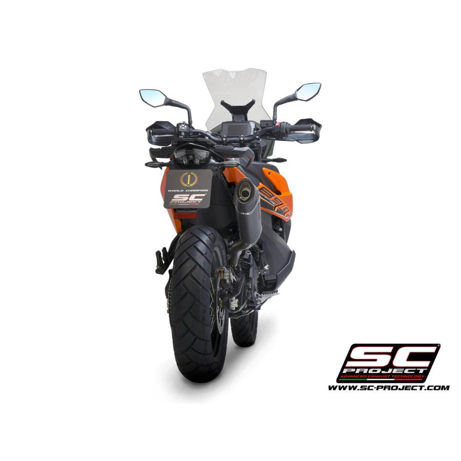 SCーPROJECT - 【定まりインポート代わりになる店】公道走行可 SC-PROJECT - エクスプローラー II スリップオンサイレンサー 890 ADVENTURE R '25-26