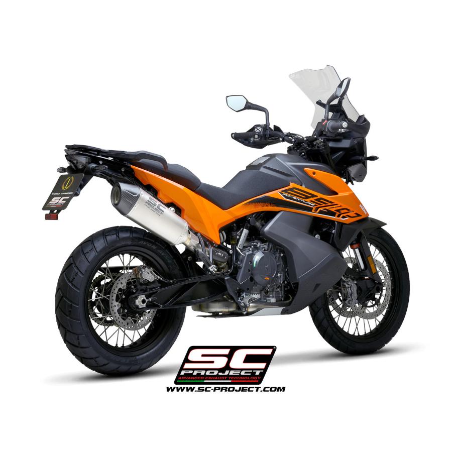 SCーPROJECT - 【定まりインポート代わりになる店】公道走行可 SC-PROJECT - エクスプローラー II スリップオンサイレンサー 890 ADVENTURE R '25-26