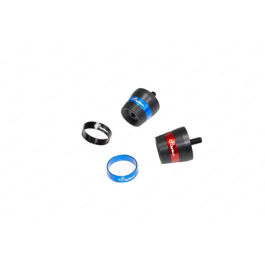 【正規輸入代理店】LighTech - ハンドルバー ウェイト GSX-S750 '17-21 レッド_2