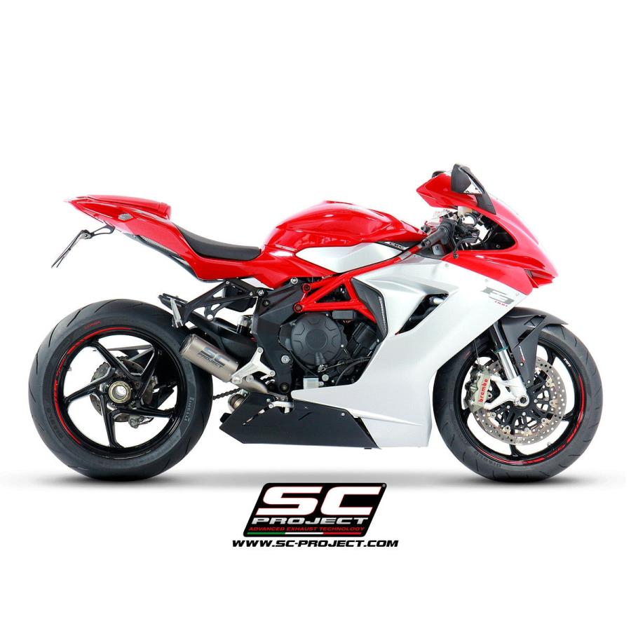 【正規輸入代理店】SC-PROJECT - CR-T スリップオンサイレンサー \u0026 ″S″ 字フルチタン リンクパイプ F3 675 '17-19 / 800 / RR / ROSSO '17-24_2