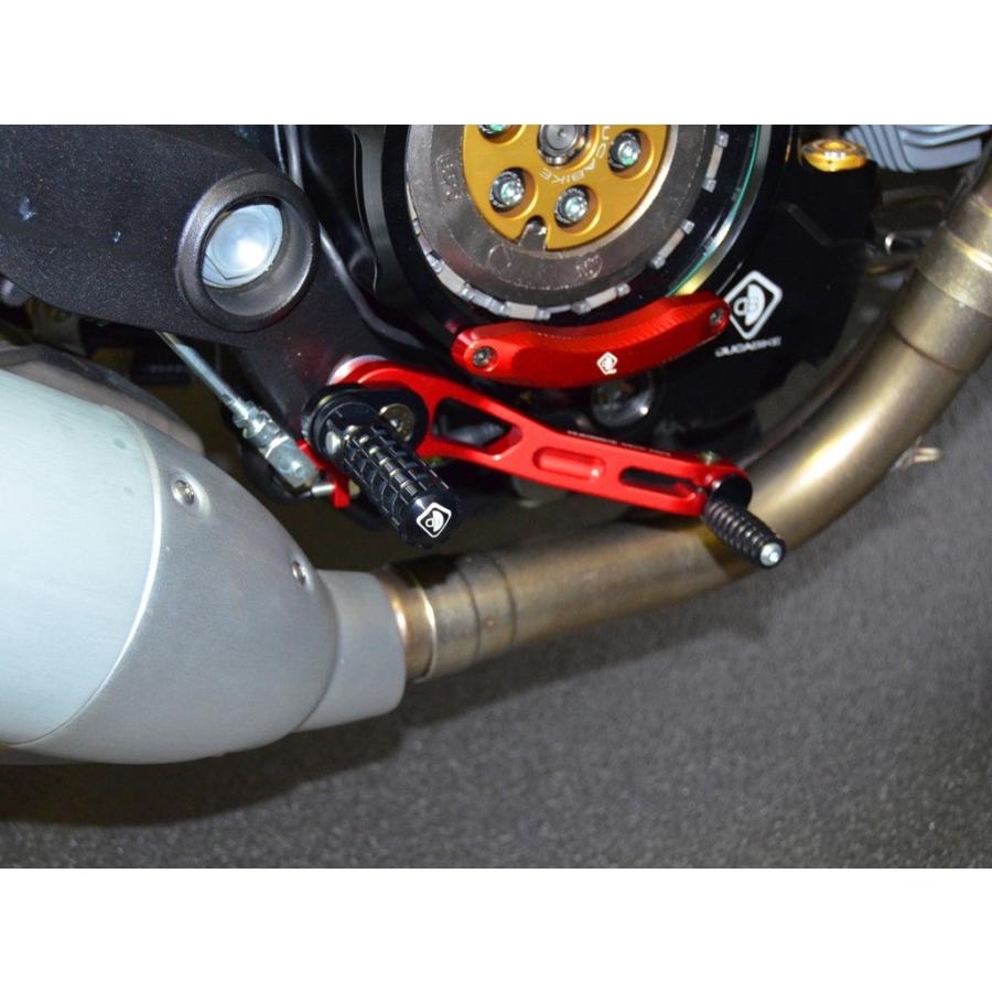 【正規輸入代理店】DUCABIKE (DBK) - 可倒式 アジャスタブルステップバー SCRAMBLER / MONSTER 797 レッド_7
