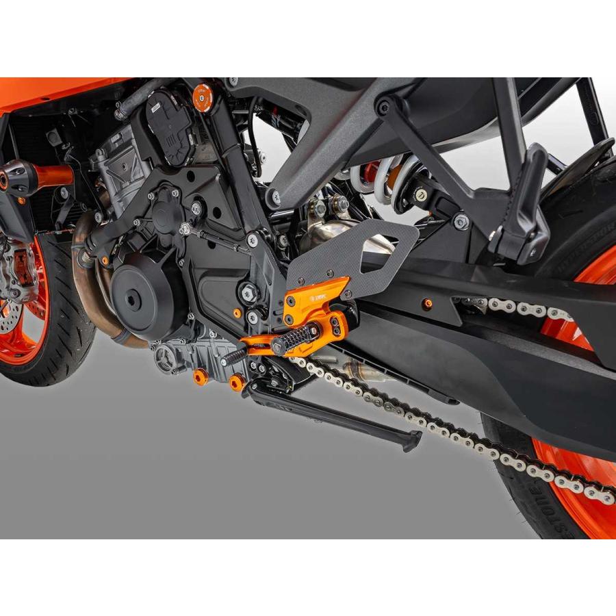 【正規輸入代理店】DUCABIKE (DBK) - アジャスタブルステップキット 990 DUKE '24 / 990 DUKE R '25 ECO ブラック_12