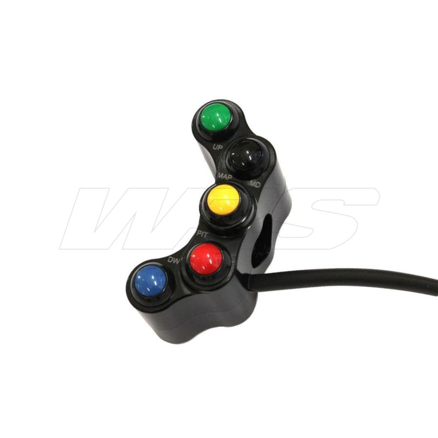 【正規輸入代理店】 WRS - 8ボタンレーシングスイッチ 左ハンドル側 (レース用) RSV4 / RR / RF '17-20 / 1100 FACTORY '19-20_1