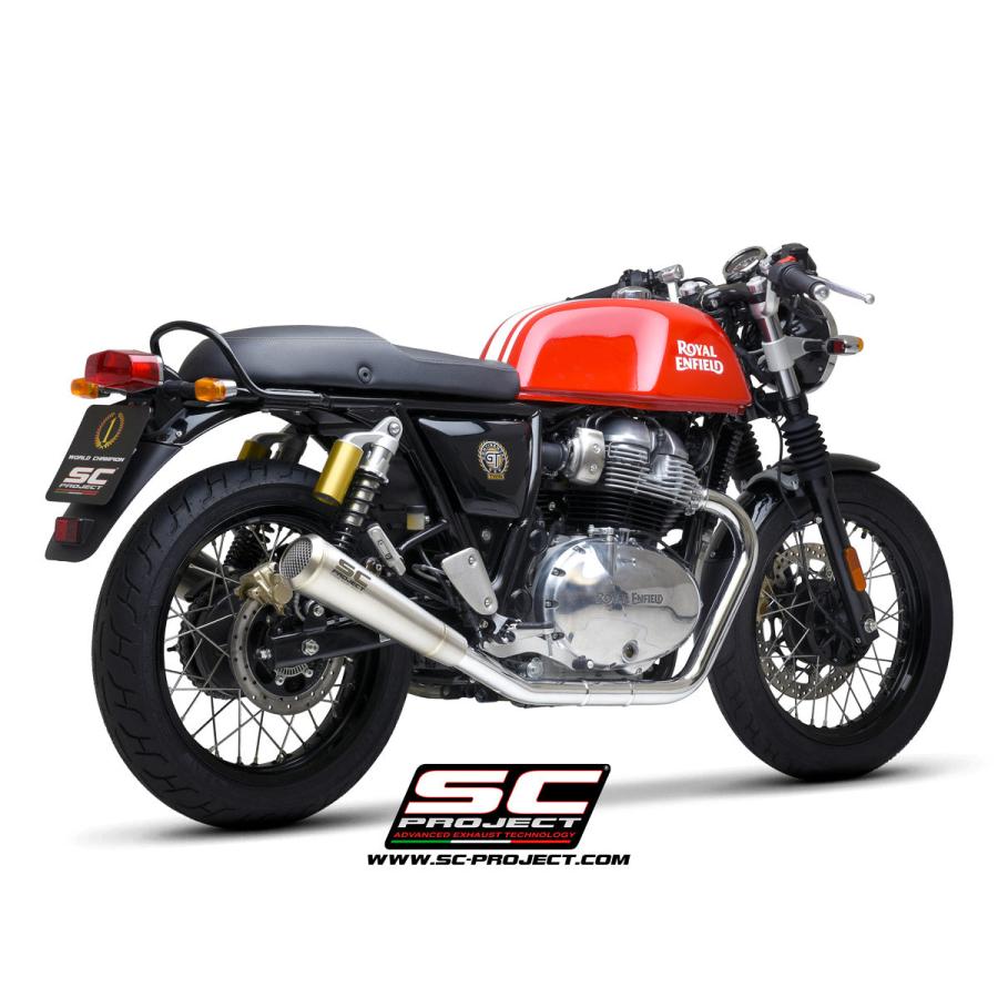 【正規輸入代理店】SC-PROJECT - ヴィンテージコニック '70s スリップオンサイレンサー CONTINENTAL GT 650 '19-25の画像