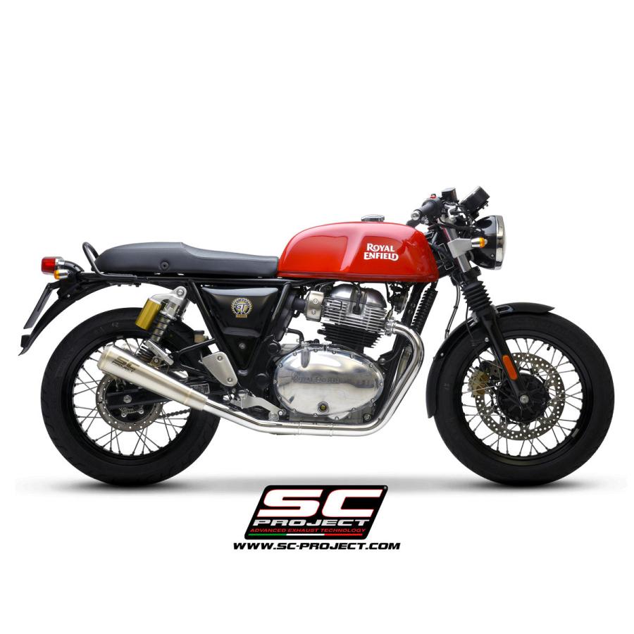 【正規輸入代理店】SC-PROJECT - ヴィンテージコニック '70s スリップオンサイレンサー CONTINENTAL GT 650 '19-25の画像