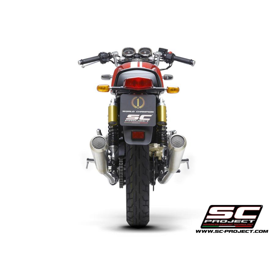 【正規輸入代理店】SC-PROJECT - ヴィンテージコニック '70s スリップオンサイレンサー CONTINENTAL GT 650 '19-25の画像