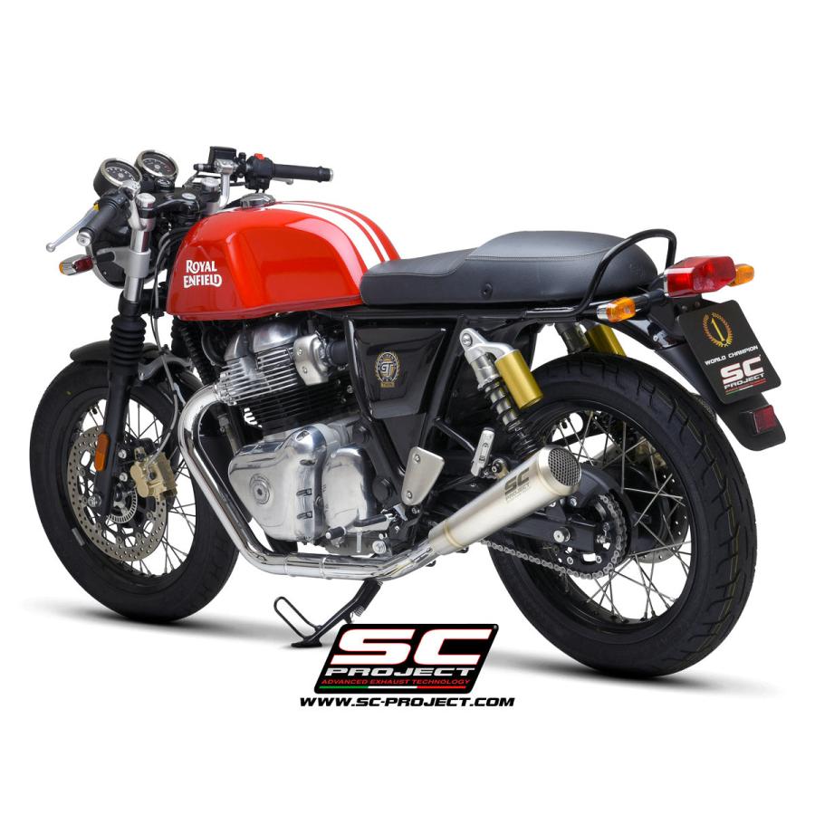 【正規輸入代理店】SC-PROJECT - ヴィンテージコニック '70s スリップオンサイレンサー CONTINENTAL GT 650 '19-25の画像