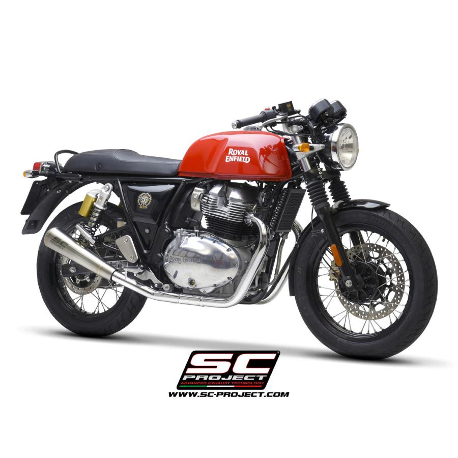 【正規輸入代理店】SC-PROJECT - ヴィンテージコニック '70s スリップオンサイレンサー CONTINENTAL GT 650 '19-25の画像