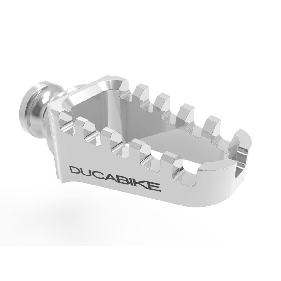【正規輸入代理店】DUCABIKE (DBK) 製 ブレーキペダル専用 ラリートゥーペグ (固定式) ブラックの画像