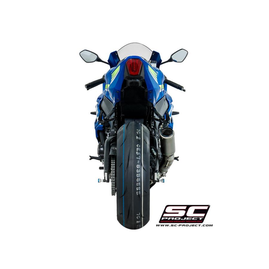 【国内在庫】SC-PROJECT - CR-T スリップオンサイレンサー \u0026 フルチタンリンクパイプ GSX-R1000 / R '17-22の画像