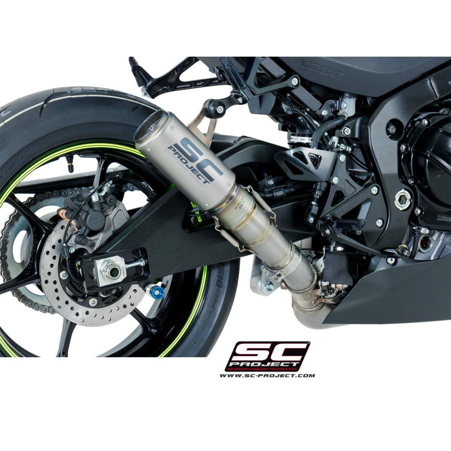 【国内在庫】SC-PROJECT - CR-T スリップオンサイレンサー \u0026 フルチタンリンクパイプ GSX-R1000 / R '17-22の画像