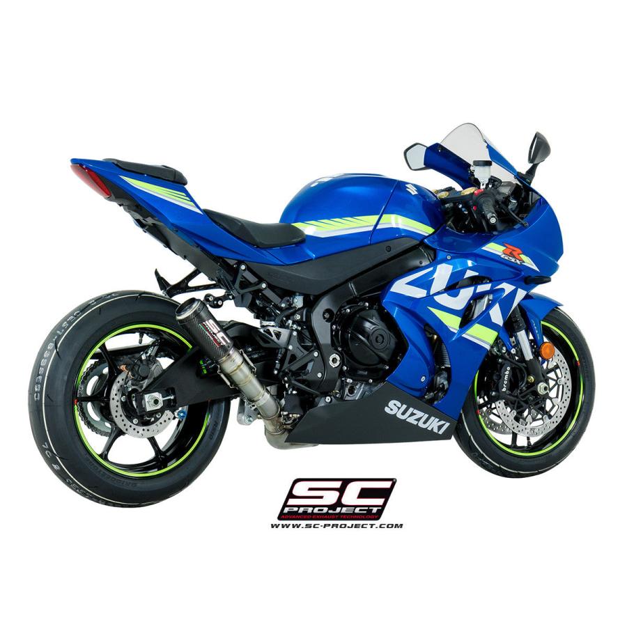 【国内在庫】SC-PROJECT - CR-T スリップオンサイレンサー \u0026 フルチタンリンクパイプ GSX-R1000 / R '17-22の画像