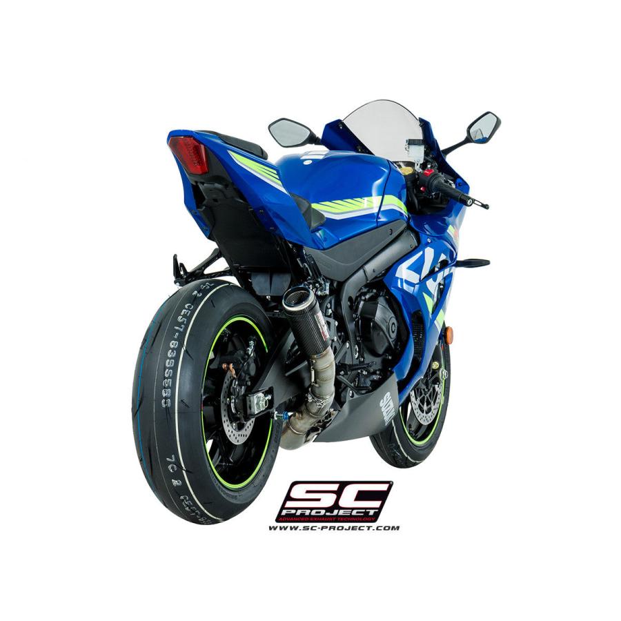 【国内在庫】SC-PROJECT - CR-T スリップオンサイレンサー \u0026 フルチタンリンクパイプ GSX-R1000 / R '17-22の画像