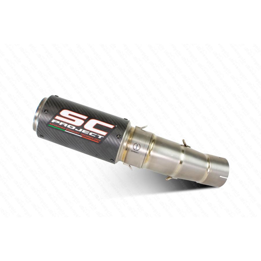 【国内在庫】SC-PROJECT - CR-T スリップオンサイレンサー \u0026 フルチタンリンクパイプ GSX-R1000 / R '17-22の画像