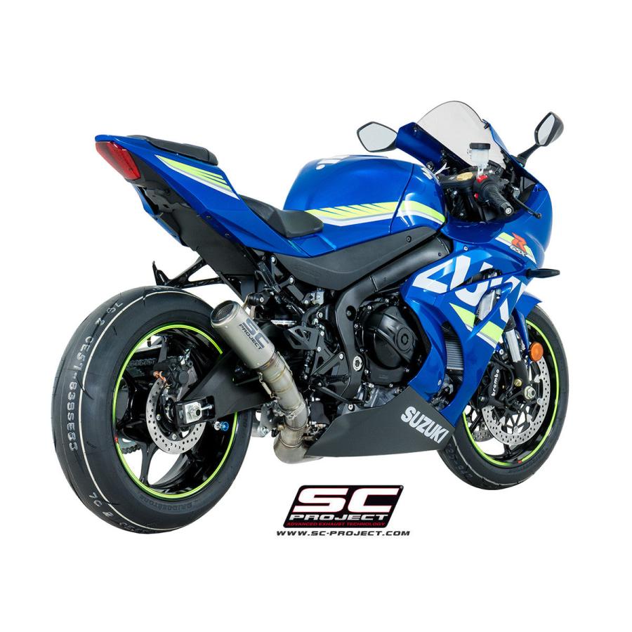 【国内在庫】SC-PROJECT - CR-T スリップオンサイレンサー \u0026 フルチタンリンクパイプ GSX-R1000 / R '17-22の画像