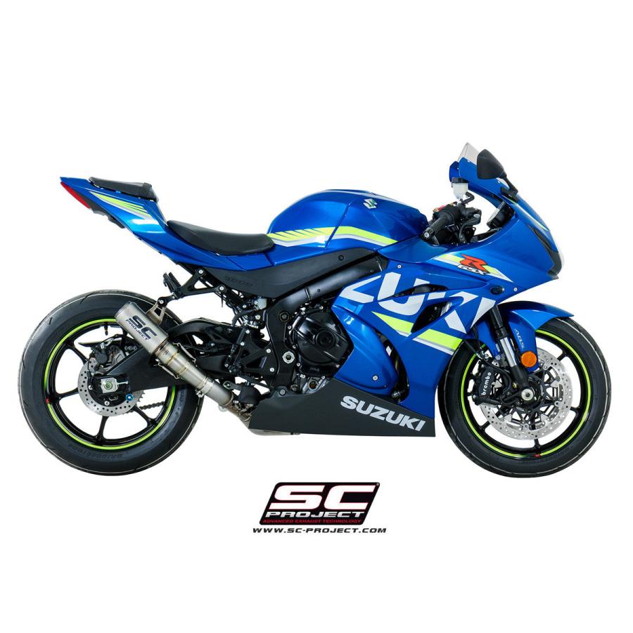 【国内在庫】SC-PROJECT - CR-T スリップオンサイレンサー \u0026 フルチタンリンクパイプ GSX-R1000 / R '17-22の画像