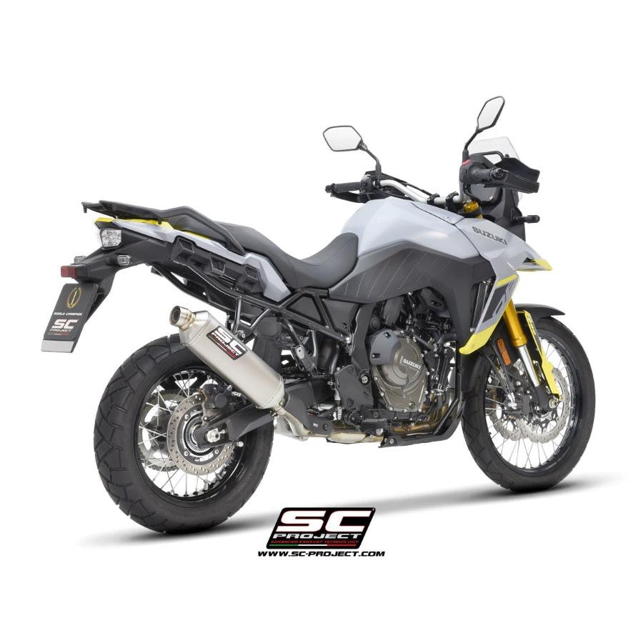 【国内在庫】公道走行可 SC-PROJECT - ラリーレイド スリップオンサイレンサー V-STROM 800 DE / SE '23-25の画像