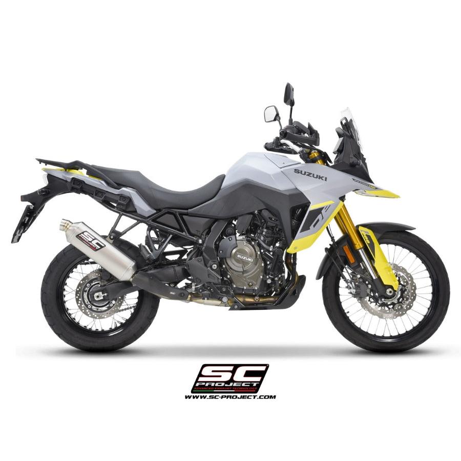 【国内在庫】公道走行可 SC-PROJECT - ラリーレイド スリップオンサイレンサー V-STROM 800 DE / SE '23-25の画像
