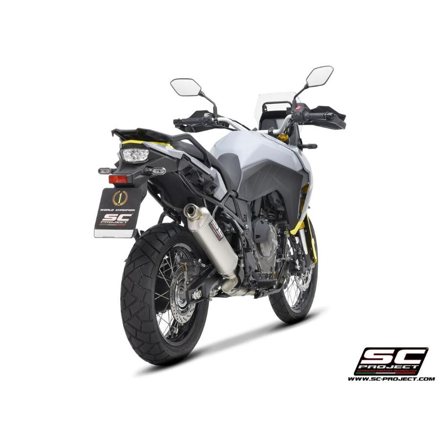 【国内在庫】公道走行可 SC-PROJECT - ラリーレイド スリップオンサイレンサー V-STROM 800 DE / SE '23-25の画像