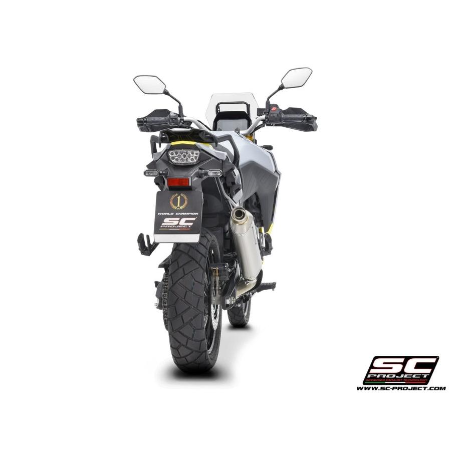 【国内在庫】公道走行可 SC-PROJECT - ラリーレイド スリップオンサイレンサー V-STROM 800 DE / SE '23-25の画像