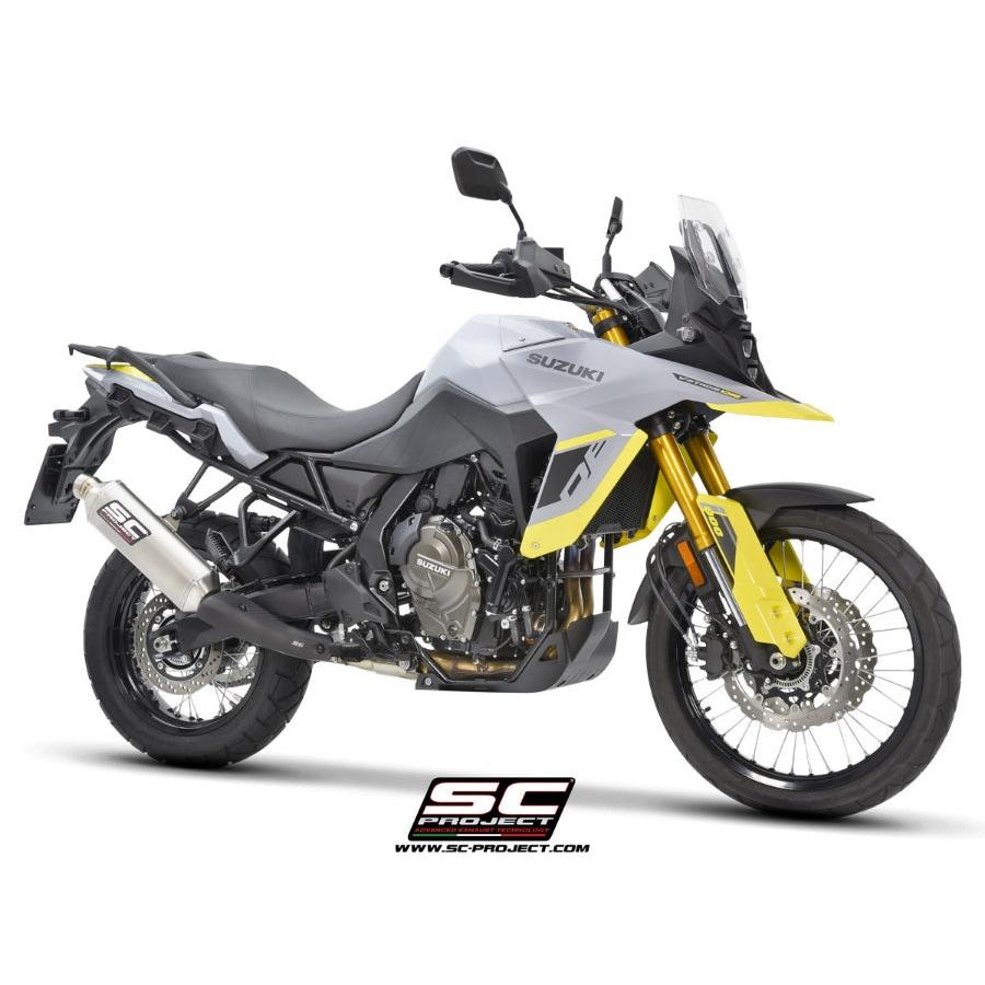 【国内在庫】公道走行可 SC-PROJECT - ラリーレイド スリップオンサイレンサー V-STROM 800 DE / SE '23-25の画像