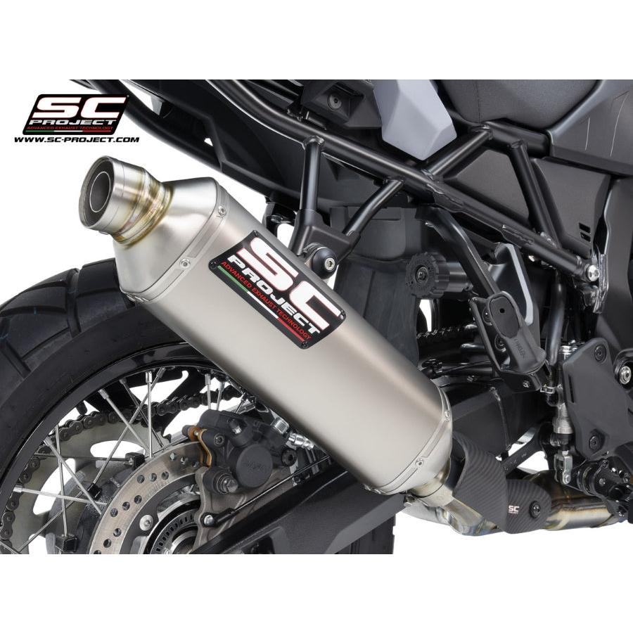 【国内在庫】公道走行可 SC-PROJECT - ラリーレイド スリップオンサイレンサー V-STROM 800 DE / SE '23-25の画像