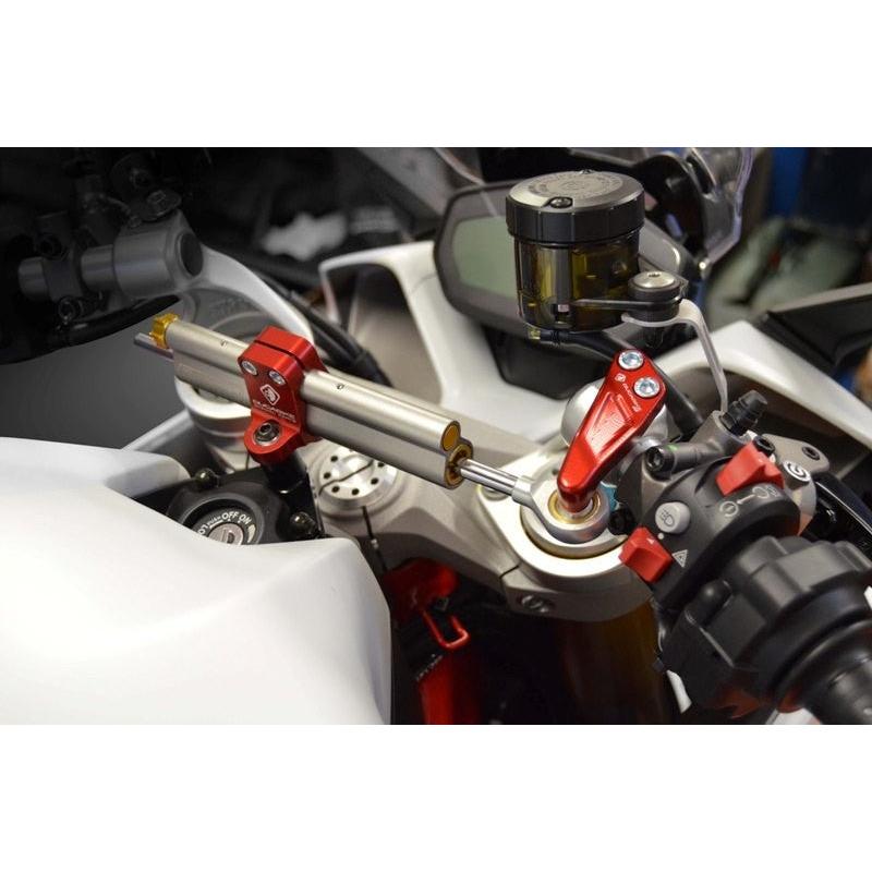 【正規輸入代理店】DUCABIKE (DBK) - ステアリングダンパー マウントキット SUPERSPORT 939 / 950 シルバー_4