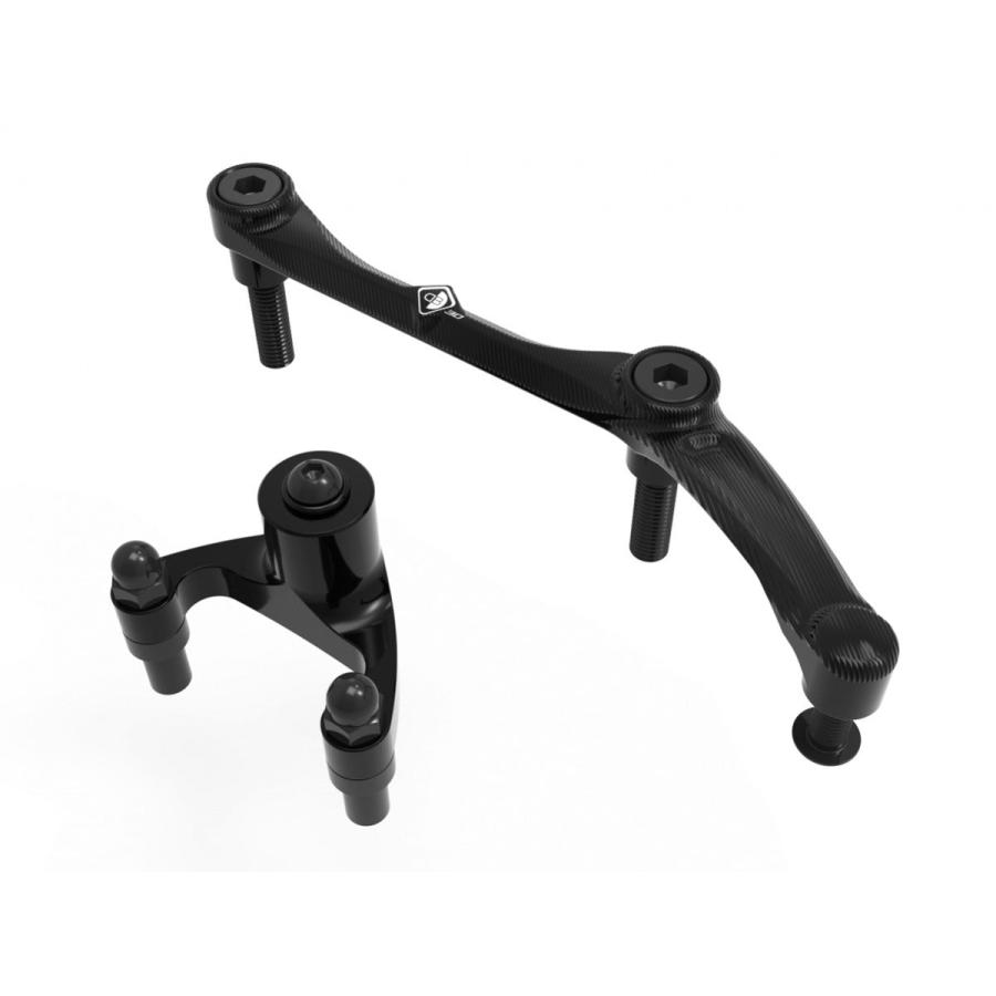 【正規輸入代理店】DUCABIKE (DBK) - ステアリングダンパー マウントキット MONSTER 937 / PLUS '21-25 ブラック_10