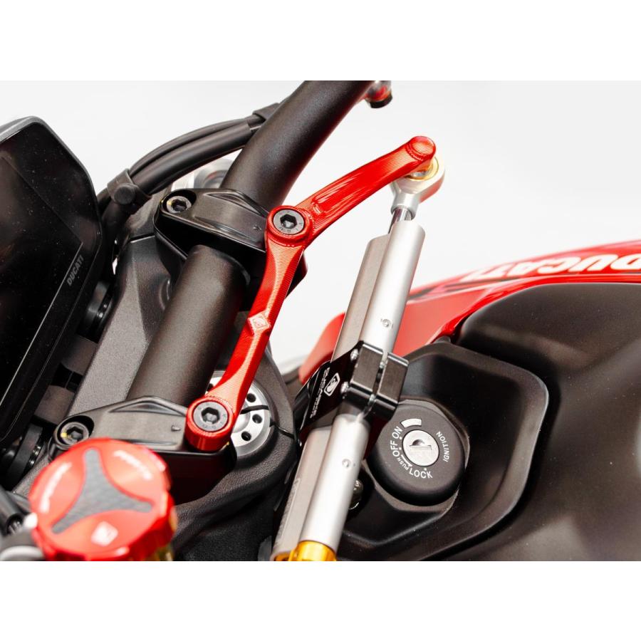 【正規輸入代理店】DUCABIKE (DBK) - ステアリングダンパー マウントキット MONSTER 937 / PLUS '21-25 ブラック_4