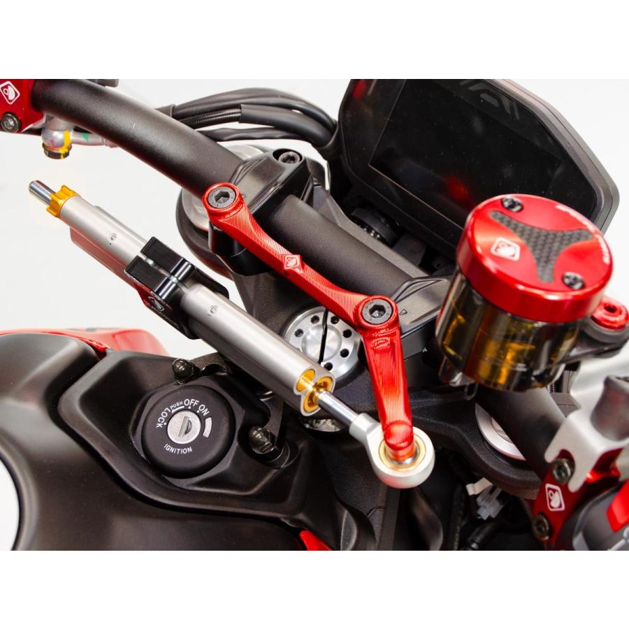 【正規輸入代理店】DUCABIKE (DBK) - ステアリングダンパー マウントキット MONSTER 937 / PLUS '21-25 ブラック_6
