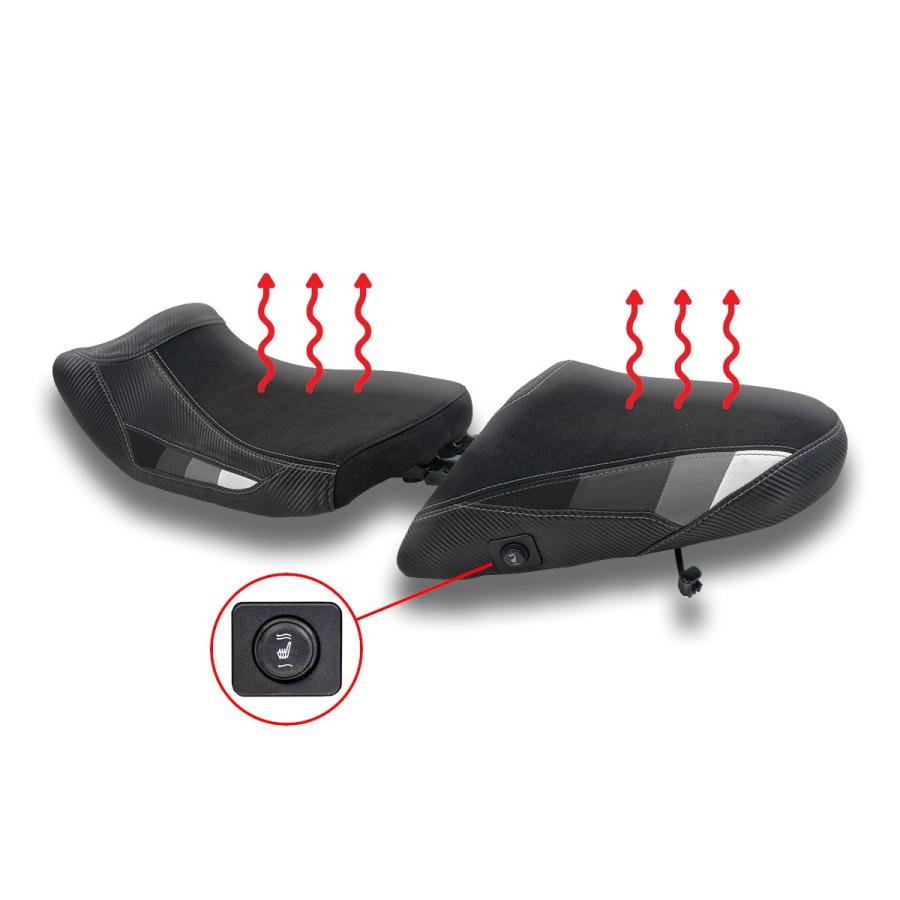 【正規輸入代理店】DUCABIKE (DBK) - コンフォートシートコンプリート（ヒーター内蔵）R1300 GS '24-25 ブラック_7