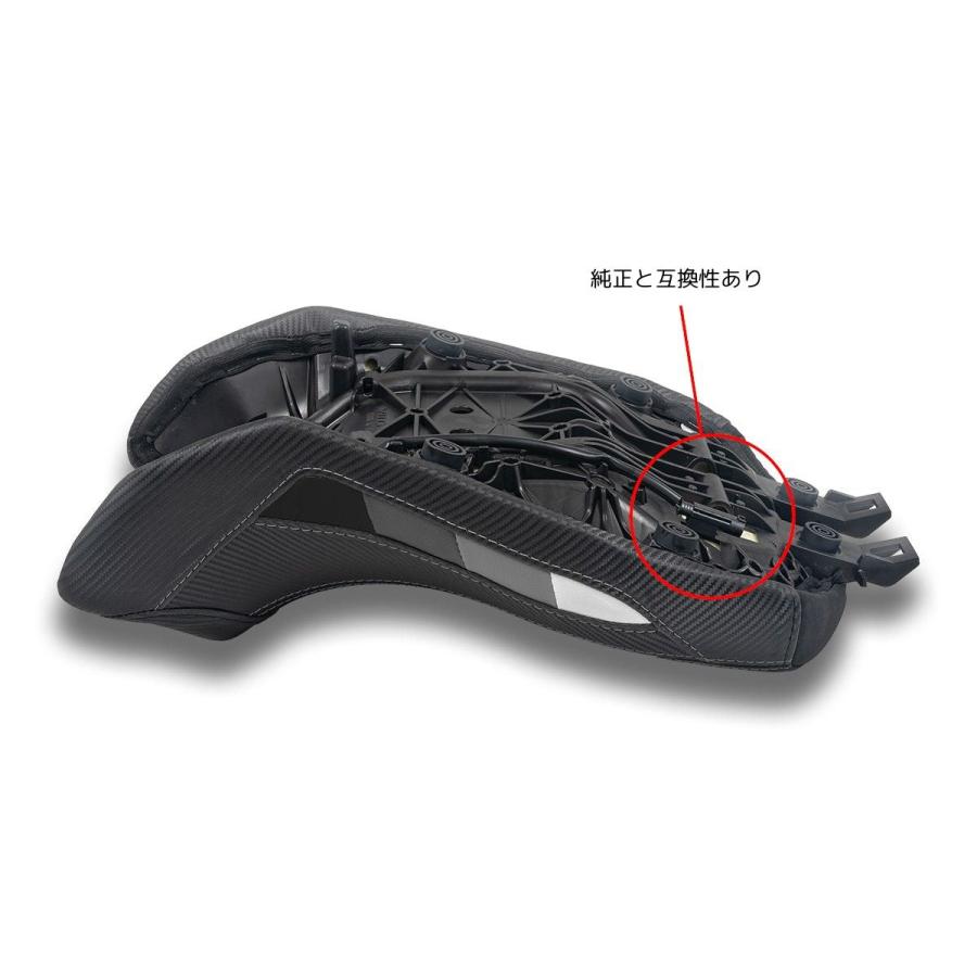 【正規輸入代理店】DUCABIKE (DBK) - コンフォートシートコンプリート（ヒーター内蔵）R1300 GS '24-25 ブラック_9