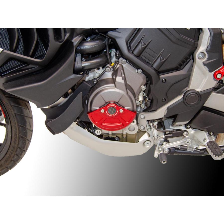 【国内在庫】DUCABIKE (DBK) - オルタネーターカバー スライダー DIAVEL V4 / RS / X DIAVEL V4 / STREETFIGHTER V4 / S / SP レッド_5