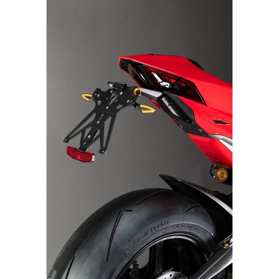 【国内在庫】LighTech - アジャスタブル ナンバー プレート ホルダー PANIGALE V2 / V4 / STREETFIGHTER V2 / V4 スタンダード_10