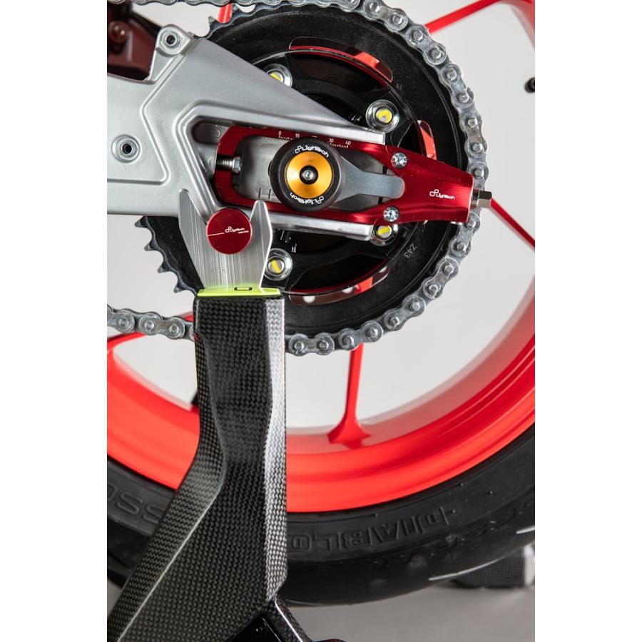 【正規輸入代理店】LighTech - チェーンアジャスター RS 660 '20-25 / TUONO 660 '21-25 レッド