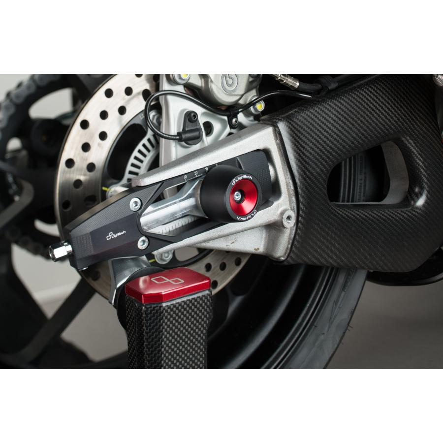 【正規輸入代理店】LighTech - チェーンアジャスター RSV4 1100 FACTORY '21-25 / TUONO V4 '25 / 1100 FACTORY '21-25 レッド