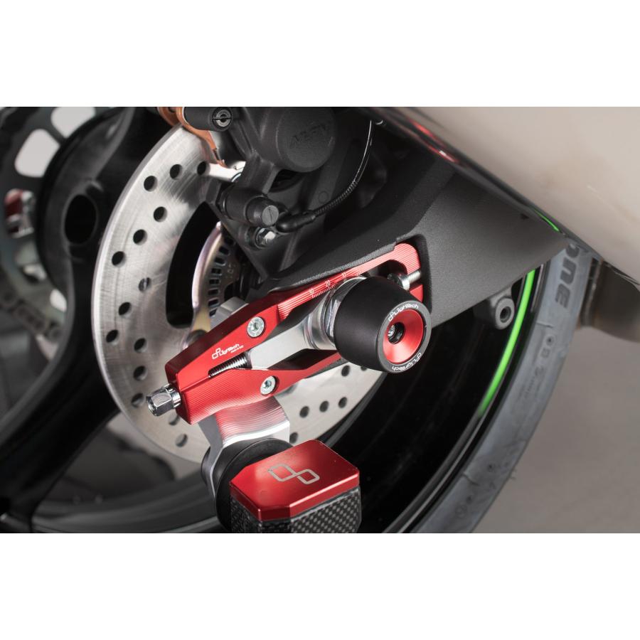 【国内在庫】LighTech - チェーンアジャスター ZX-10R / SE / RR '16-22 グリーン