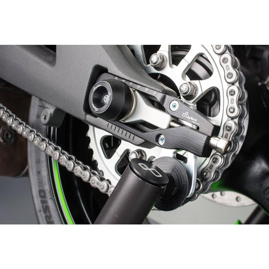 【国内在庫】LighTech - チェーンアジャスター ZX-10R / SE / RR '16-22 グリーン