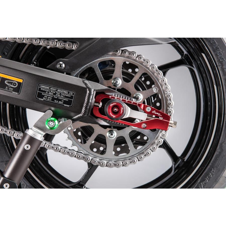 【国内在庫】LighTech - チェーンアジャスター Z900 '17-25 / SE '26 グリーン