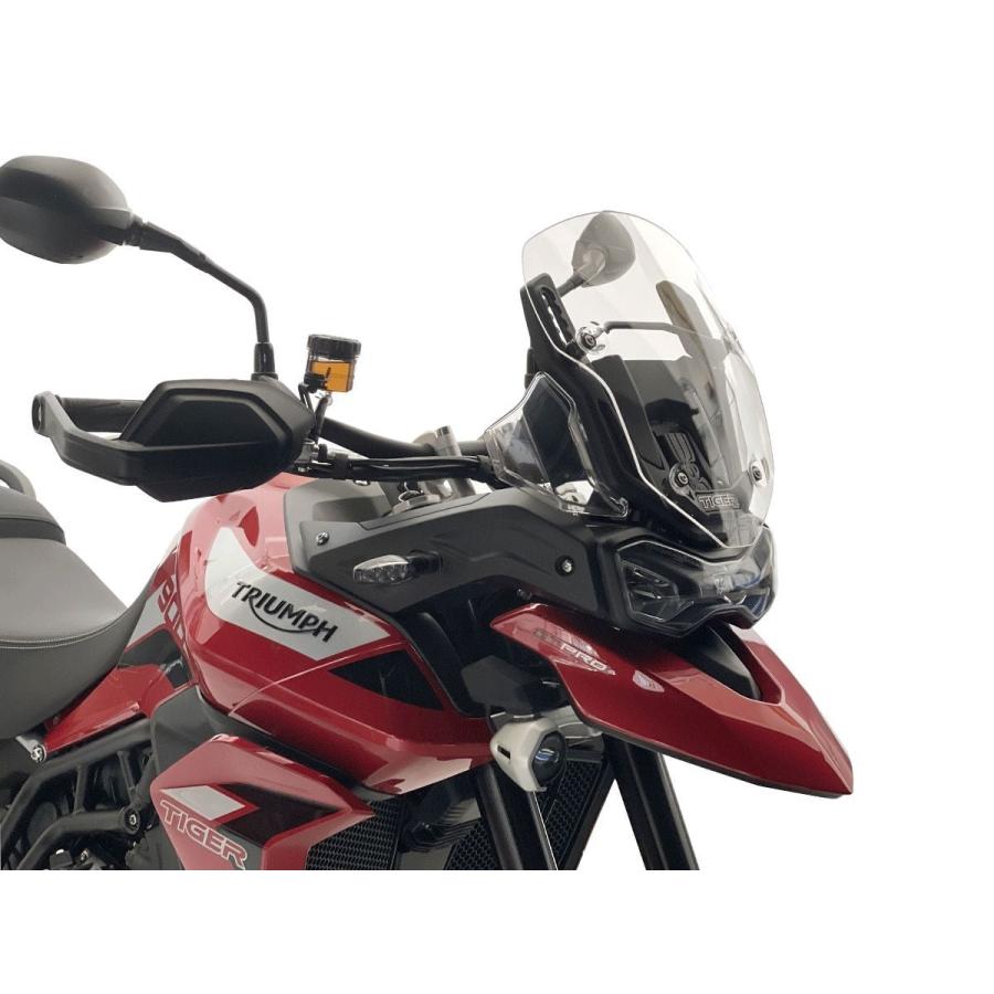 【国内在庫】WRS - ウインドスクリーン (スポーツタイプ) TIGER 850 / 900 '20-25 ダークスモーク