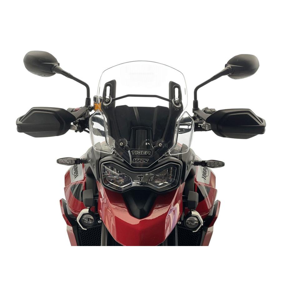 【国内在庫】WRS - ウインドスクリーン (スポーツタイプ) TIGER 850 / 900 '20-25 ダークスモーク