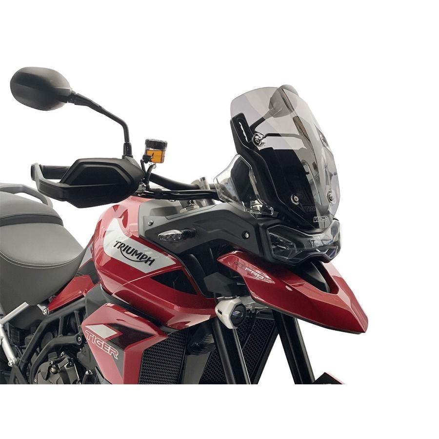 【国内在庫】WRS - ウインドスクリーン (スポーツタイプ) TIGER 850 / 900 '20-25 ダークスモーク