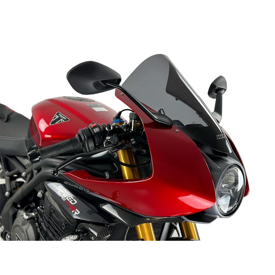 【国内在庫】WRS - ウインドスクリーン (スポーツタイプ) SPEED TRIPLE 1200 RR '22-23 ダークスモーク