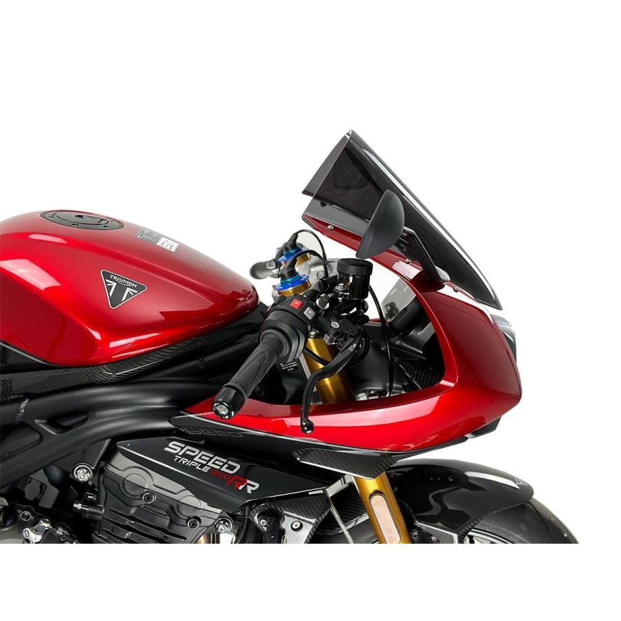 【国内在庫】WRS - ウインドスクリーン (スポーツタイプ) SPEED TRIPLE 1200 RR '22-23 ダークスモーク